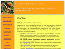 Tablet Screenshot of frohe-botschaft.net
